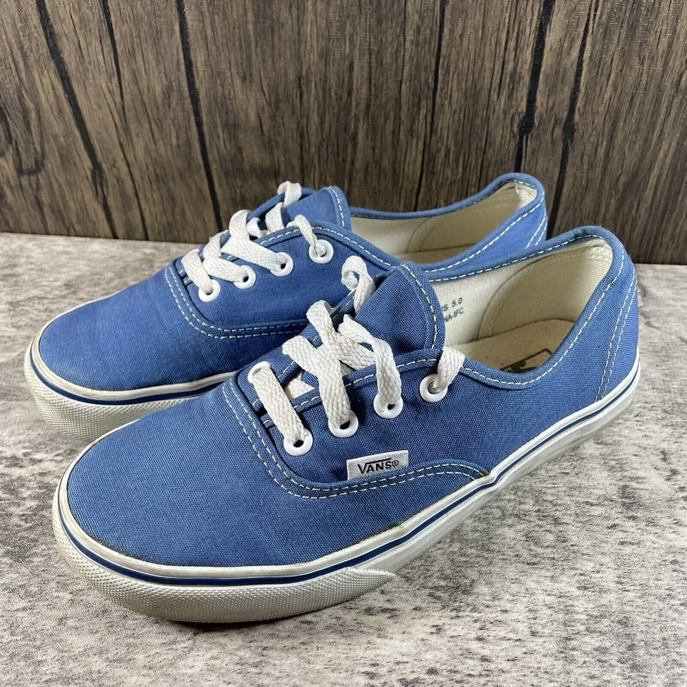 VANS Classic Low Canvas Skate Blue Sneakers Women’s 6.5 - Picture 2 of 8
